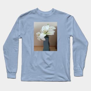 A white lily Long Sleeve T-Shirt